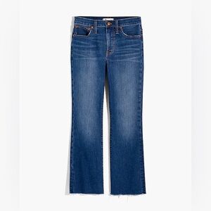 Madewell Cali Demi-Boot Jeans Raw-Hem Edition